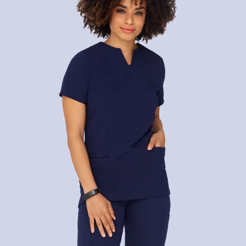 Mandala scrub set in navy